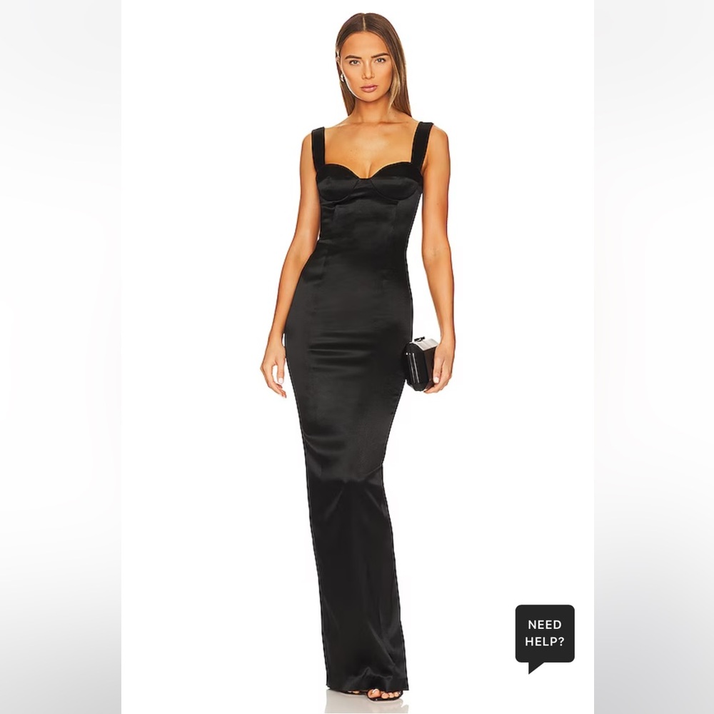 Sau Lee Palmela Dress in Black